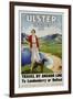 Ulster Invites Travel by Anchor Line Poster-null-Framed Giclee Print