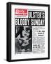 Ulster's Bloody Sunday. 13 Die... Army Accused of Massacre-null-Framed Photographic Print