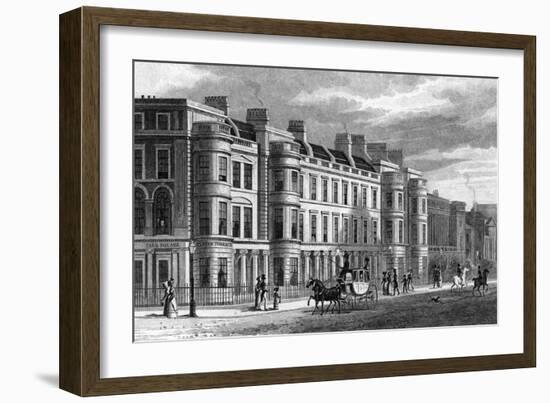 Ulster Terrace-Thomas H Shepherd-Framed Art Print