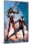 Ultimate Comics Spider-Man No. 17: Spider-Man, Spider Woman-null-Mounted Poster