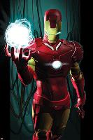 Ultimate Comics Ultimates No.3 Cover: Iron Man with Energy-Kaare Andrews-Lamina Framed Poster