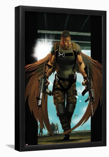 Ultimate Comics Ultimates No.7 Cover: Falcon Walking-Kaare Andrews-Framed Poster