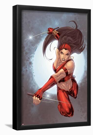 Ultimate Elektra No.5 Cover: Elektra-Salvador Larroca-Framed Poster