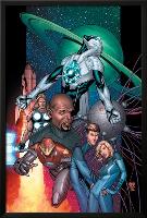 Ultimate Secret No.1 Cover: Captain Marvel-Steve MCNiven-Lamina Framed Poster