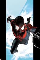 Ultimate Spider-Man No.1 Cover: Spider-Man Swinging-Kaare Andrews-Lamina Framed Poster