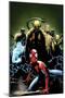 Ultimate Spider-Man No.155 Cover: Spider-Man, Green Goblin, Sandman, Electro, and Vulture-Olivier Coipel-Mounted Poster