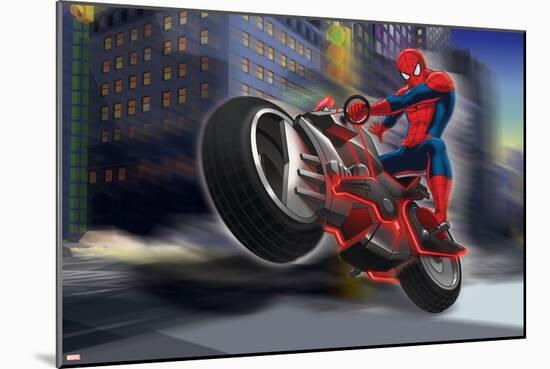 Ultimate SpiderMan - Situational Art-null-Mounted Poster