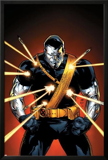 Ultimate X-Men No.56 Cover: Colossus-null-Lamina Framed Poster