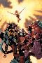 Ultimate X-Men No.93 Cover: Wolverine, Phoenix, Apocalypse and Onslaught-Salvador Larroca-Lamina Framed Poster