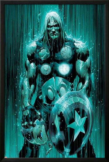 Ultimates No.2 Cover: Thor-Bryan Hitch-Lamina Framed Poster