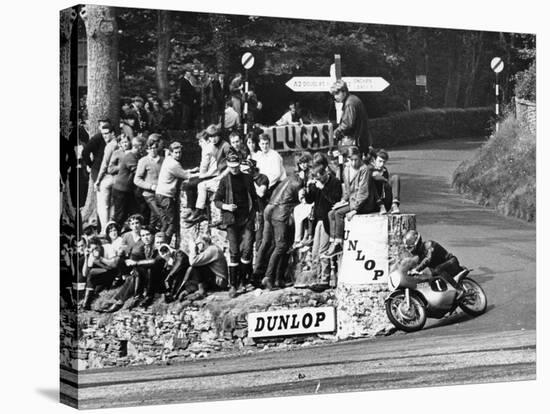Ultra-Lightweight Tt Race, Isle of Man, 1966-null-Stretched Canvas