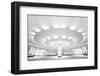 Ultra Modern Black and White Public Subway Station-telesniuk-Framed Photographic Print