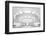 Ultra Modern Black and White Public Subway Station-telesniuk-Framed Photographic Print