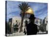Ultra-Orthodox Jewish Man in the Al Aqsa Mosque Compound, known to Jews as the Temple Mount-null-Stretched Canvas