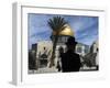 Ultra-Orthodox Jewish Man in the Al Aqsa Mosque Compound, known to Jews as the Temple Mount-null-Framed Photographic Print