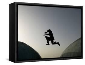 Ultra-Orthodox Jewish Man on Top of Grave of Rabbi Shimon Bar Yochai, Lag Ba-Omer Celebrations-null-Framed Stretched Canvas