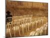 Ultra-Orthodox Jewish Man Sits During a Procession Bringing a Torah Scroll from the Western Wall-null-Mounted Photographic Print