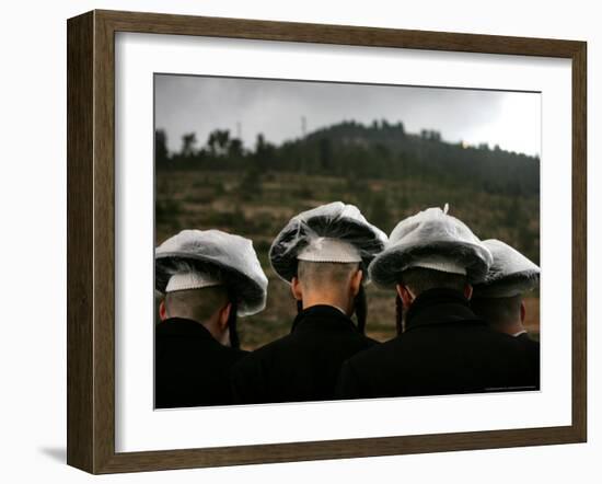 Ultra-Orthodox Maim Shelanoo Ceremony, Jerusalem, Israel-Oded Balilty-Framed Photographic Print