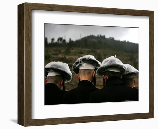 Ultra-Orthodox Maim Shelanoo Ceremony, Jerusalem, Israel-Oded Balilty-Framed Photographic Print