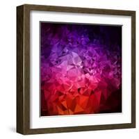 Ultra Violet Diamond Rainbow-Dominique Vari-Framed Art Print