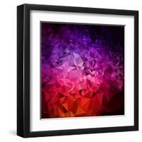 Ultra Violet Diamond Rainbow-Dominique Vari-Framed Art Print