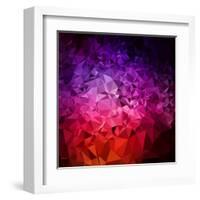 Ultra Violet Diamond Rainbow-Dominique Vari-Framed Art Print