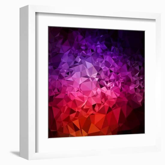 Ultra Violet Diamond Rainbow-Dominique Vari-Framed Art Print