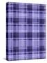 Ultra Violet Plaid 03-LightBoxJournal-Stretched Canvas