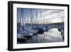 Ultramarina Yacht Harbour, Kressbronn, Lake of Constance, Baden-Wurttemberg, Germany-Ernst Wrba-Framed Photographic Print