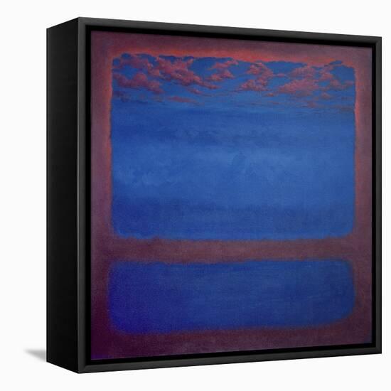 Ultramarine, 2001 Abstract Blue-Lee Campbell-Framed Stretched Canvas