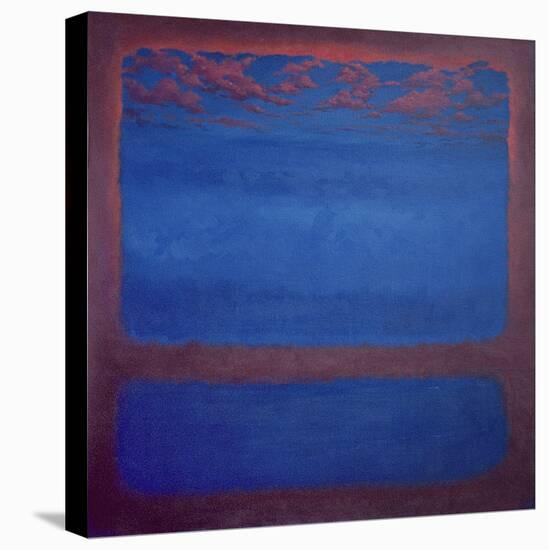 Ultramarine, 2001 Abstract Blue-Lee Campbell-Stretched Canvas