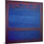 Ultramarine, 2001 Abstract Blue-Lee Campbell-Mounted Giclee Print