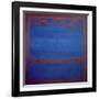Ultramarine, 2001 Abstract Blue-Lee Campbell-Framed Giclee Print