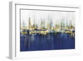 Ultramarine Horizon-Isabelle Z-Framed Art Print
