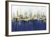 Ultramarine Horizon-Isabelle Z-Framed Art Print