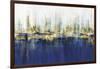 Ultramarine Horizon-Isabelle Z-Framed Art Print