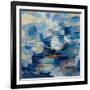 Ultramarine Waves I-Silvia Vassileva-Framed Art Print