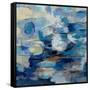 Ultramarine Waves I-Silvia Vassileva-Framed Stretched Canvas