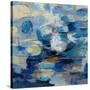 Ultramarine Waves I-Silvia Vassileva-Stretched Canvas
