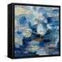 Ultramarine Waves I-Silvia Vassileva-Framed Stretched Canvas