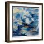 Ultramarine Waves I-Silvia Vassileva-Framed Art Print