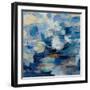 Ultramarine Waves I-Silvia Vassileva-Framed Art Print