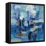 Ultramarine Waves II-Silvia Vassileva-Framed Stretched Canvas