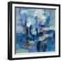 Ultramarine Waves II-Silvia Vassileva-Framed Art Print