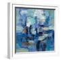 Ultramarine Waves II-Silvia Vassileva-Framed Art Print