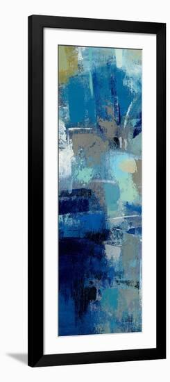 Ultramarine Waves III Panel II-Silvia Vassileva-Framed Art Print