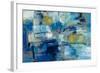 Ultramarine Waves III-Silvia Vassileva-Framed Art Print