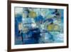 Ultramarine Waves III-Silvia Vassileva-Framed Art Print