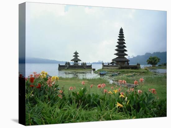 Ulu Danu Temple, Lake Bratan, Bali, Indonesia, Southeast Asia-Harding Robert-Stretched Canvas
