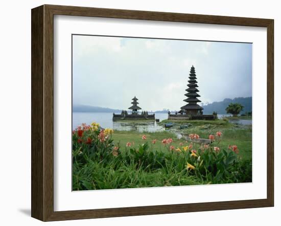 Ulu Danu Temple, Lake Bratan, Bali, Indonesia, Southeast Asia-Harding Robert-Framed Photographic Print